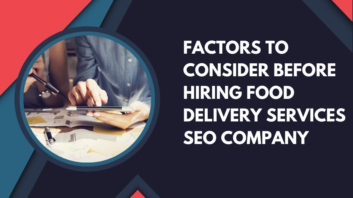 Food Delivery Services SEO Company